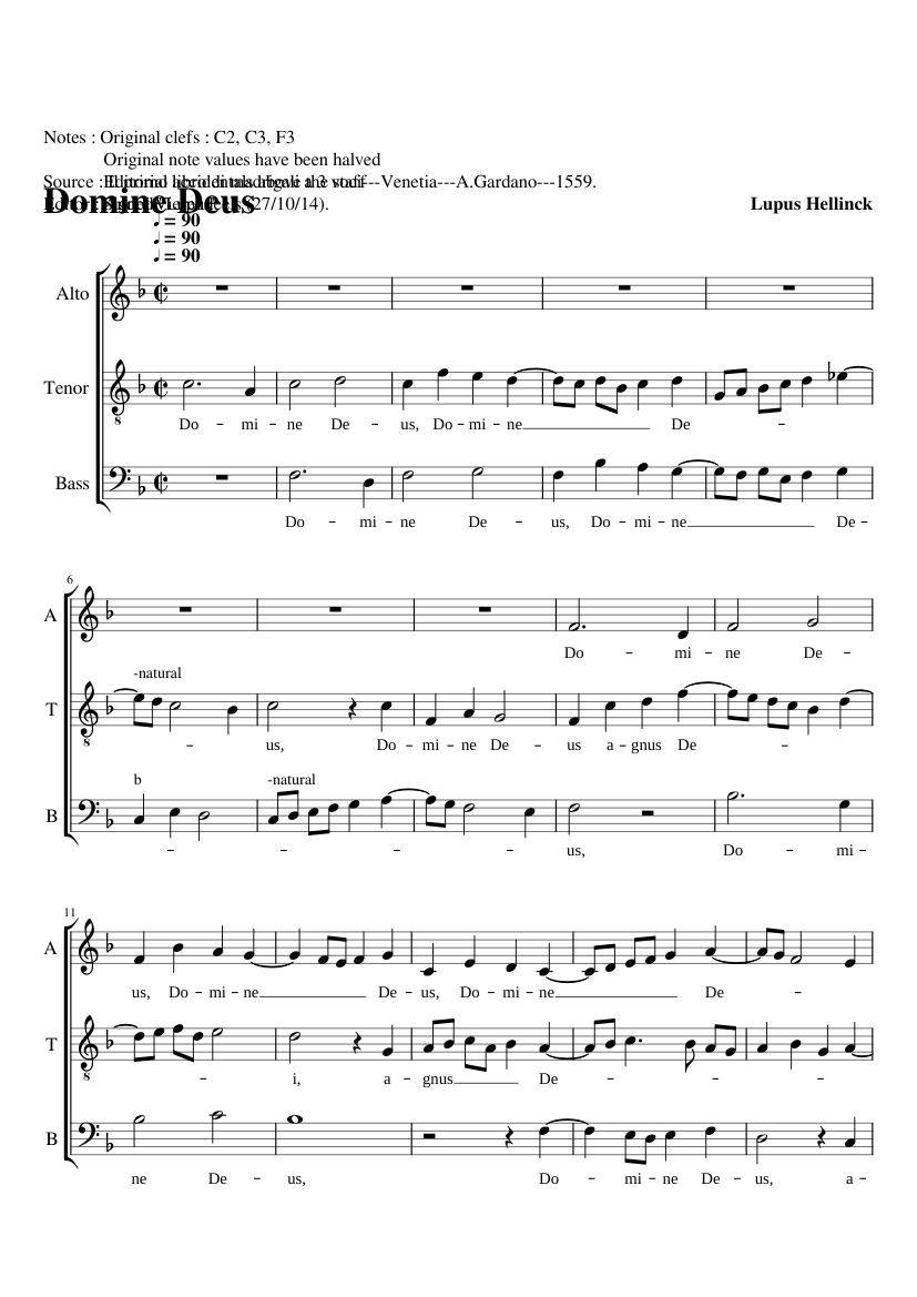 Domine Deus agnus Dei