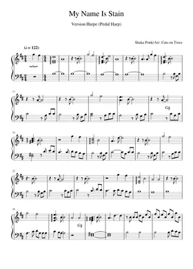Free My Name Is Stain by Shaka Ponk sheet music | Download PDF or print on  Musescore.com
