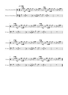 Papa Louie 2: When Burgers Attack! - Level 7: The Saucelands/Level 8: BBQ  Bog – original by FliplineStudio Sheet music for Accordion, Clarinet in  b-flat, Bass guitar, Drum group & more instruments (