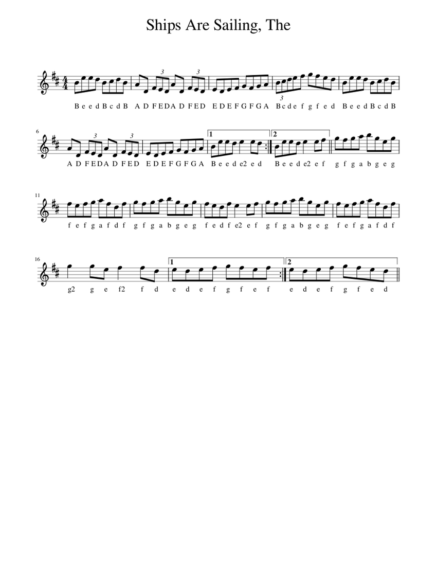The Ships Are Sailing Sheet music for Piano (Solo)