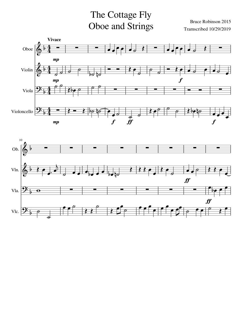 The Cottage Fly Oboe Strings