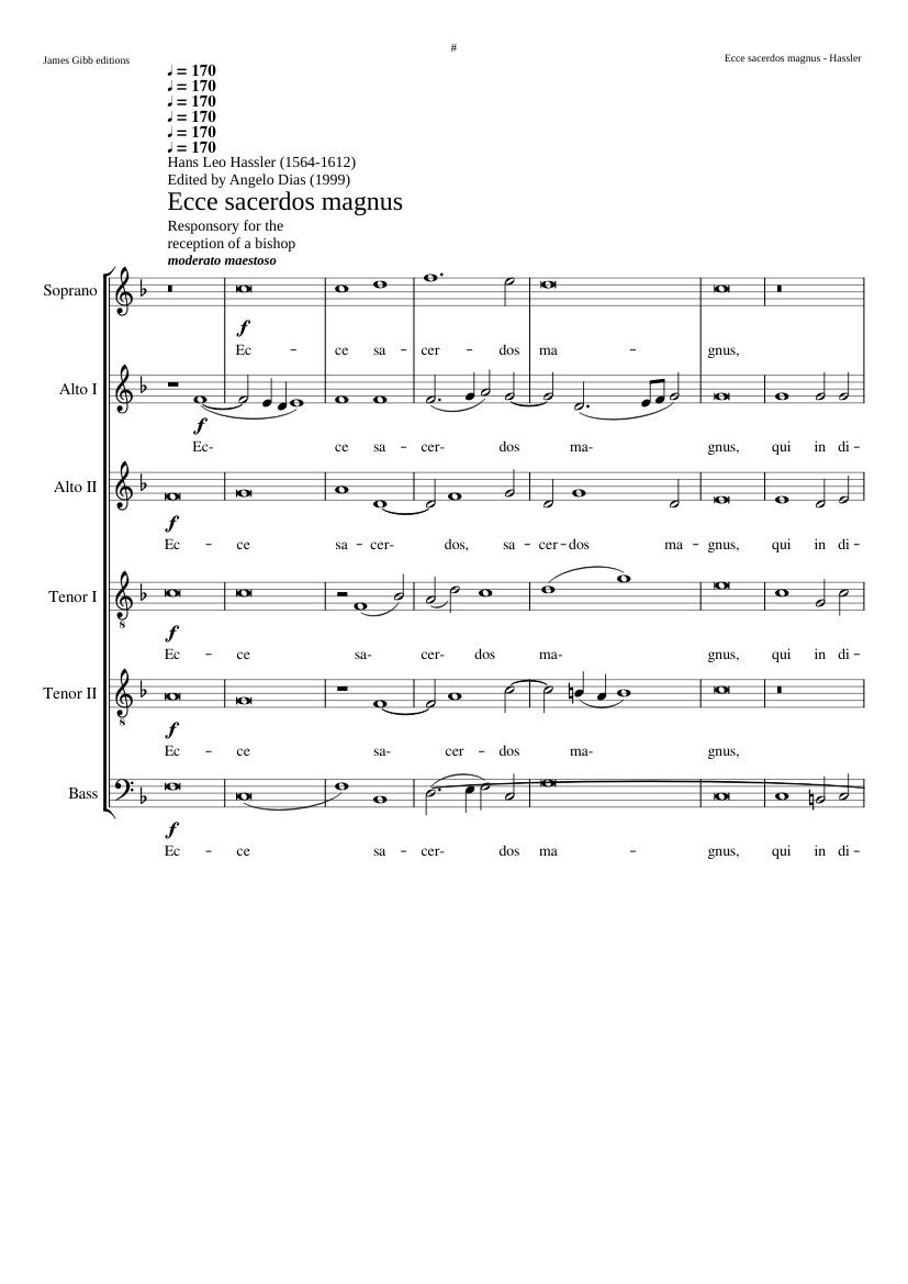 Ecce sacerdos magnus