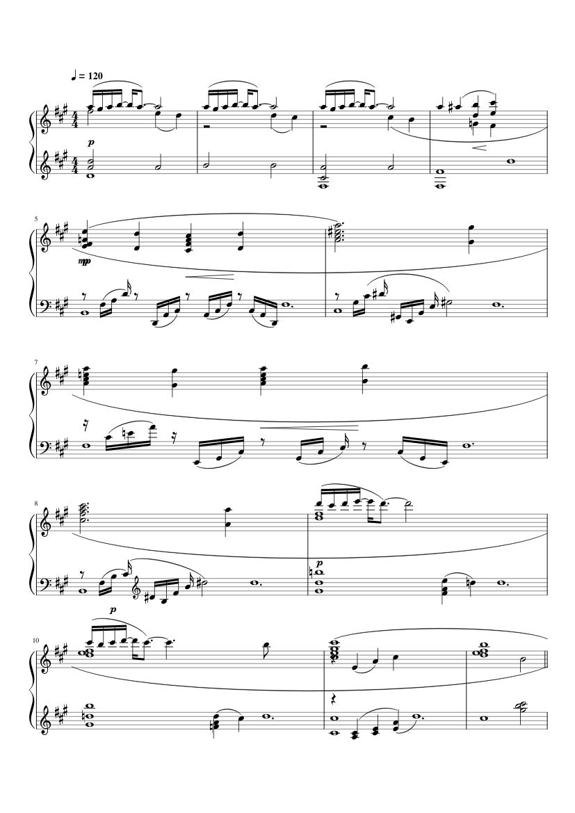 Hikaru Nara Trumpet Sheet music for Trumpet in b-flat (Solo)