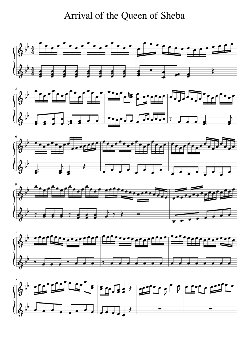 The Arrival of the Queen of Sheba