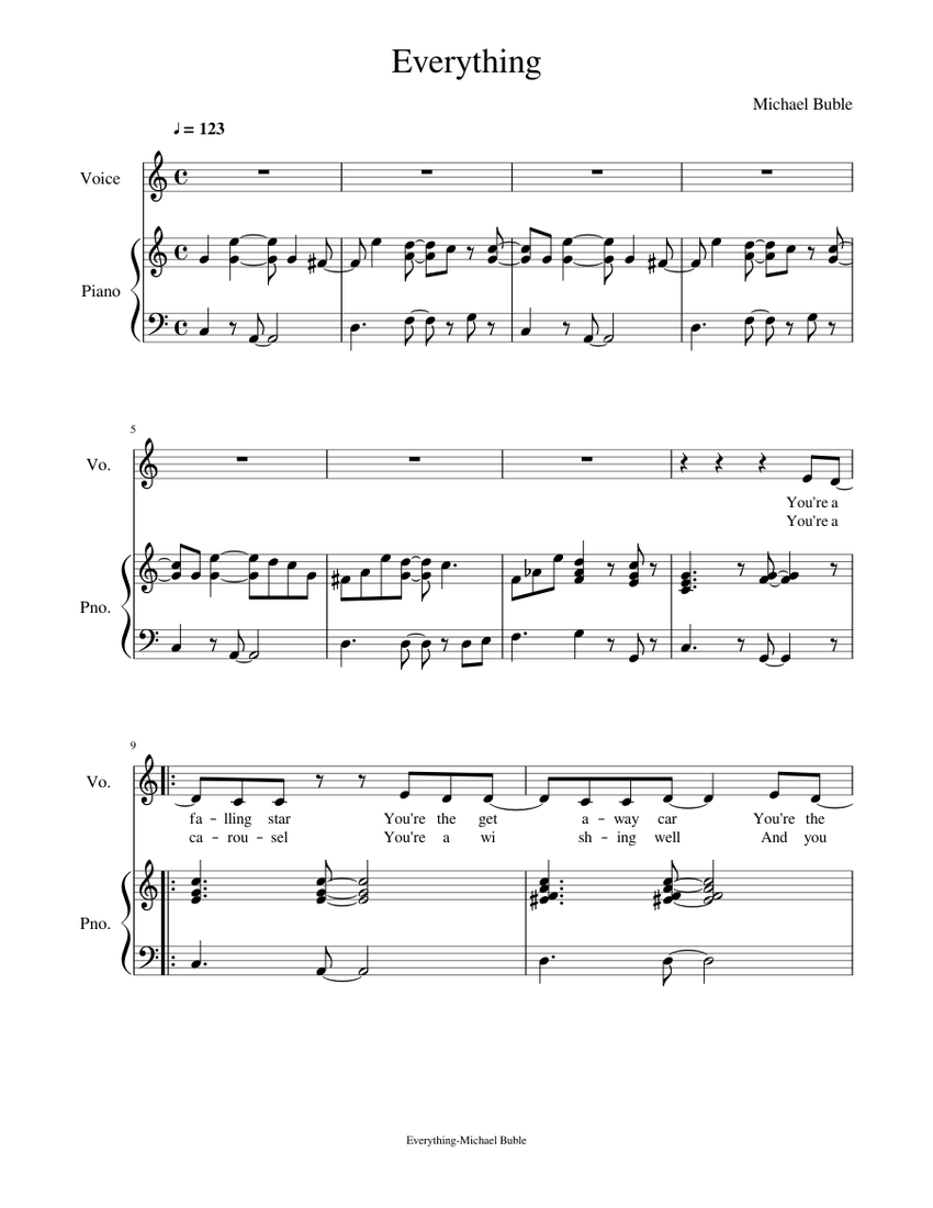 Everything Sheet Music For Piano Vocals Piano Voice Musescore Com everything sheet music for piano