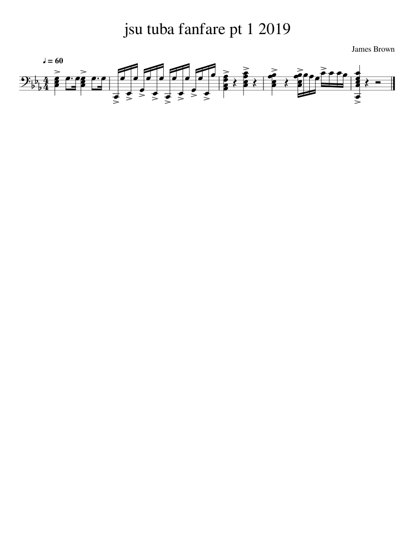 jsu tuba fanfare pt 1 2019
