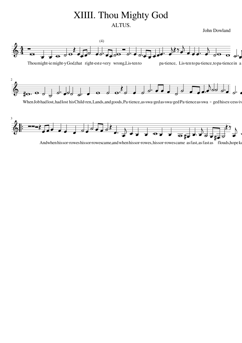 XIIII. Thou Mighty God