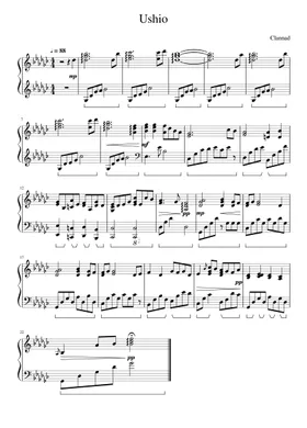 Clannad Sheet Music sheet music  Play, print, and download in PDF