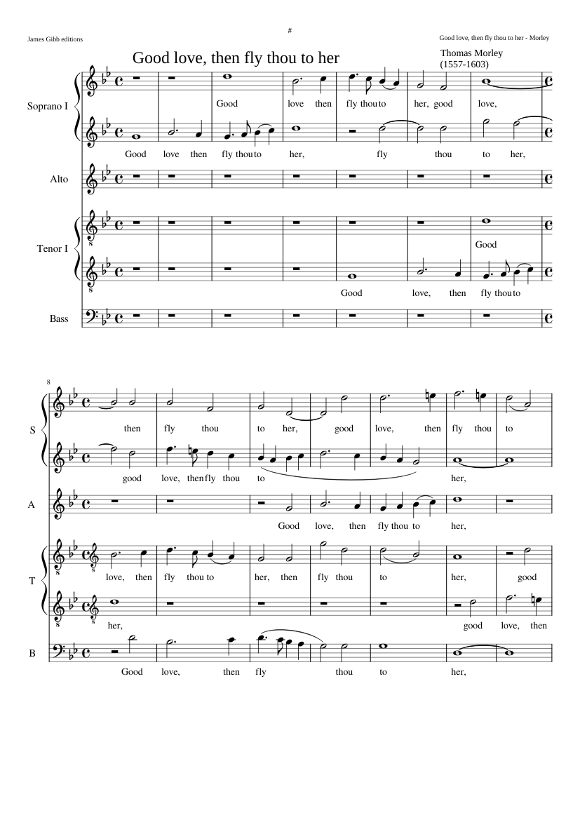 Good Love then fly thou to her