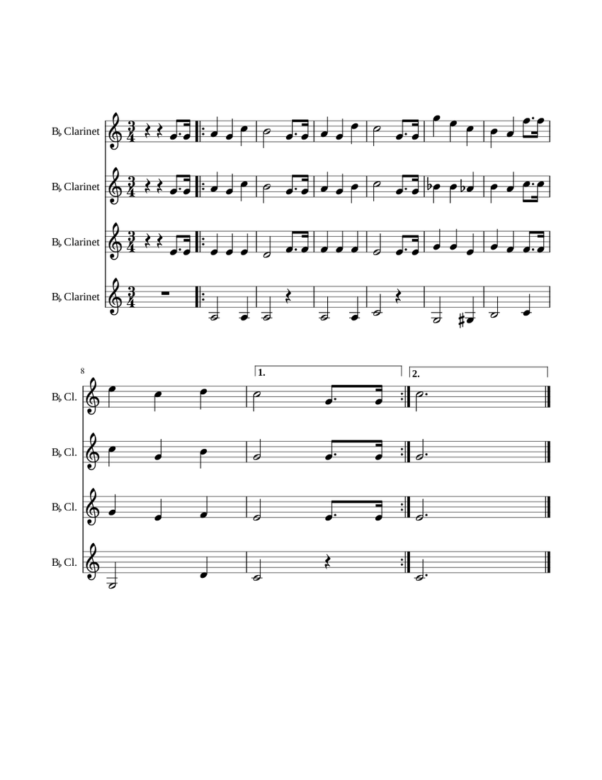 Happy Birthday to You Sheet music for other (Mixed Quartet