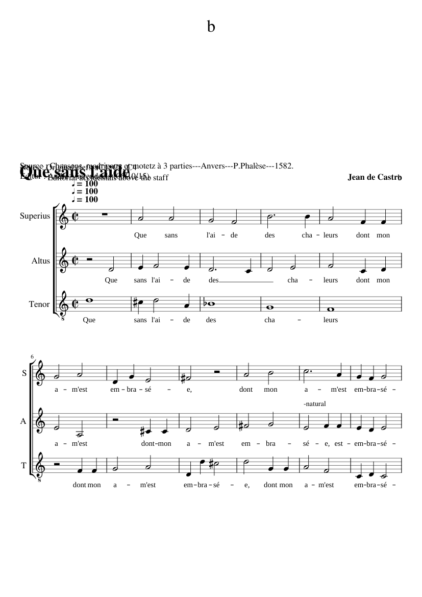 Que sans l'aide des chaleurs