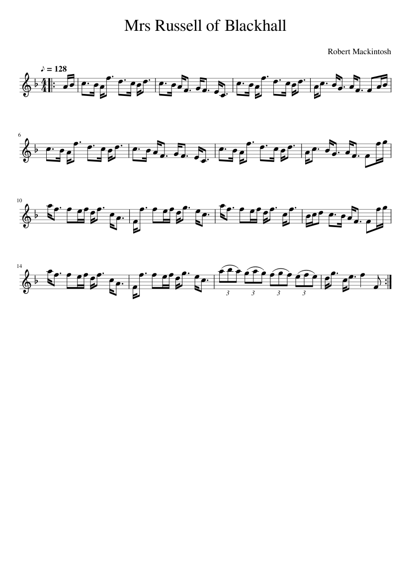 Mrs Russell of Blackhall