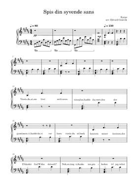 Free Karpe Diem sheet music | Download PDF or print on Musescore.com