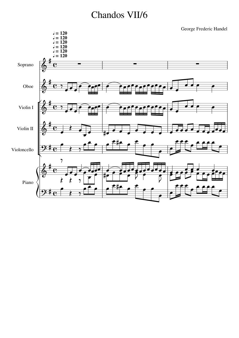Chandos Anthem No. 7: No. 6 - Blessed is the people O Lord