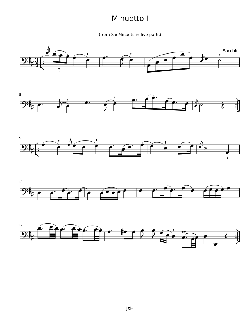 Minuetto I