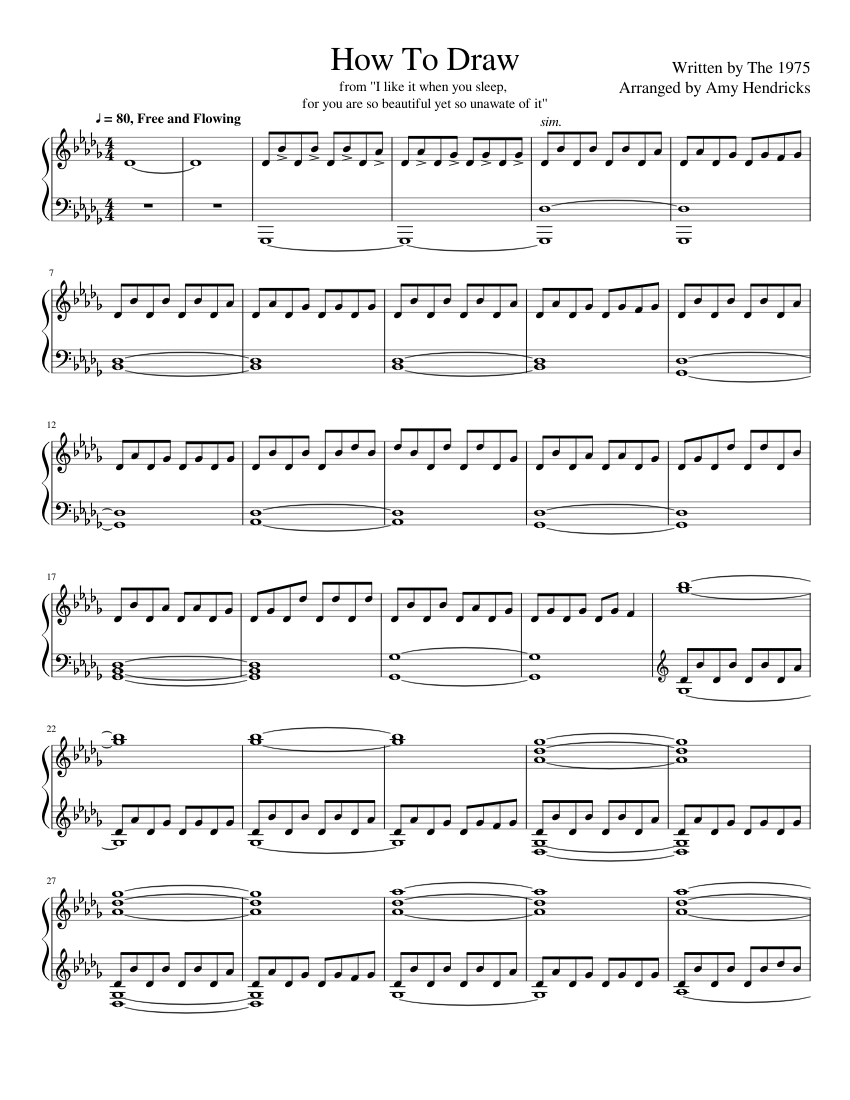 Ang 1975 (Piano ArrangementAng 1975 (Piano Arrangement  