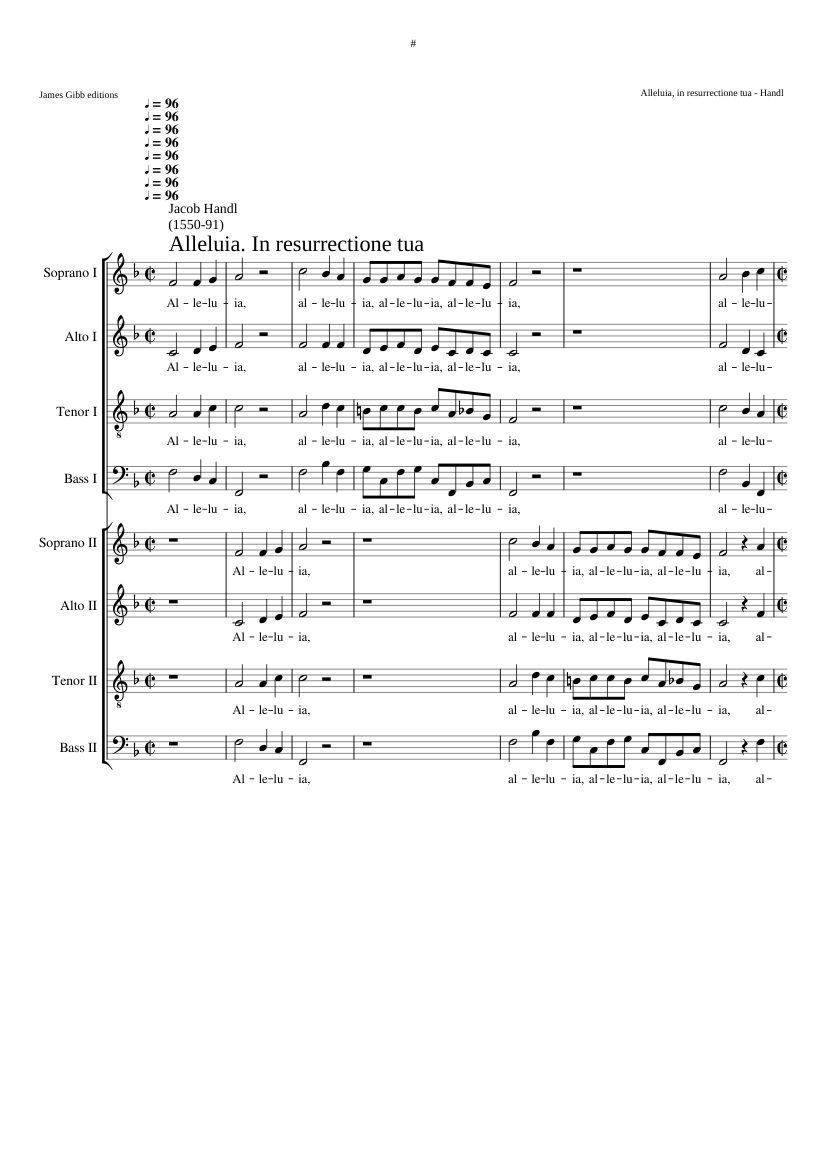 Alleluia In resurrectione tua Christe