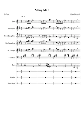 Free 50 Cent sheet music | Download PDF or print on Musescore.com
