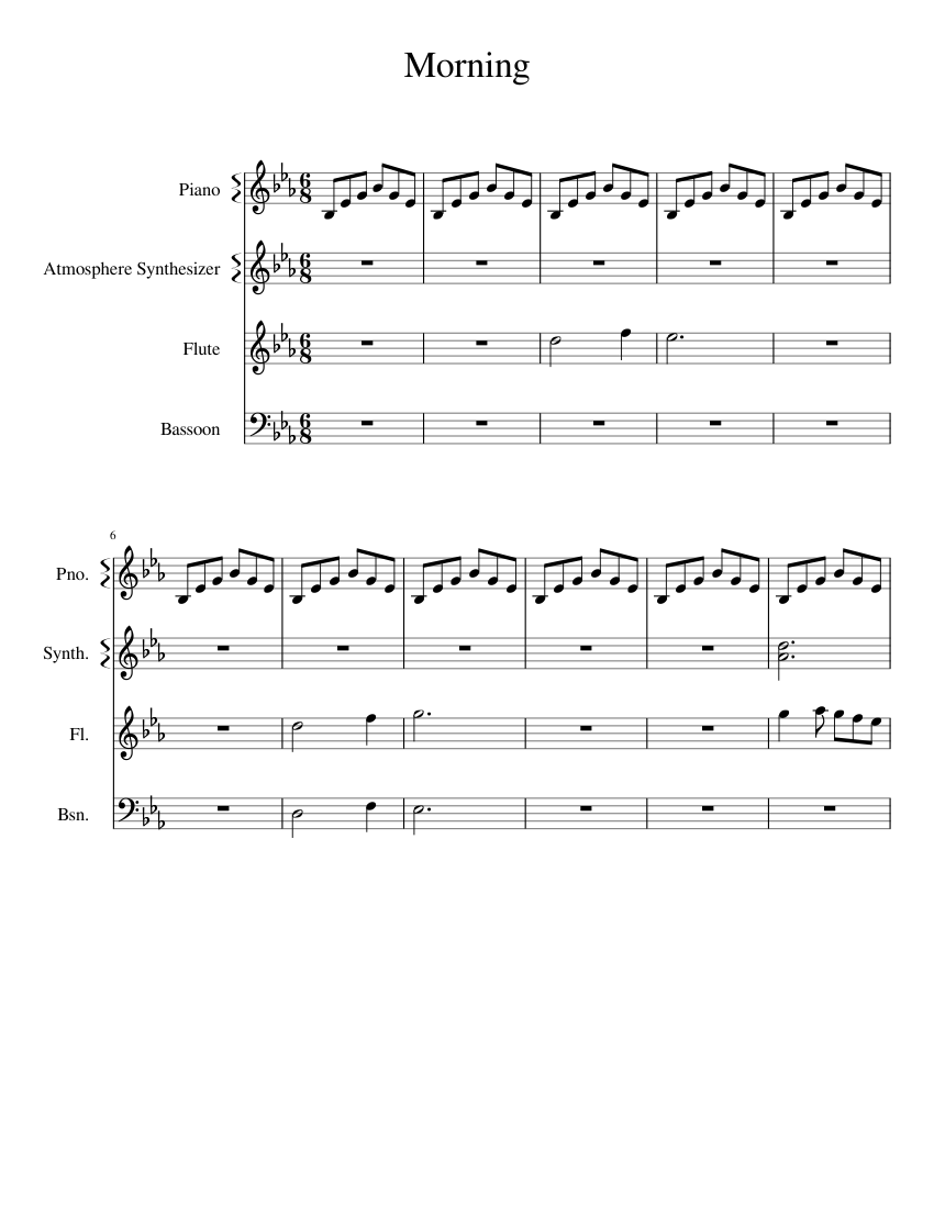 Morning - piano tutorial