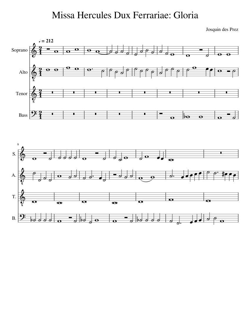 Missa Hercules Dux Ferrariae