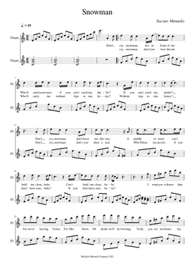 Sia Sheet Music Page 3