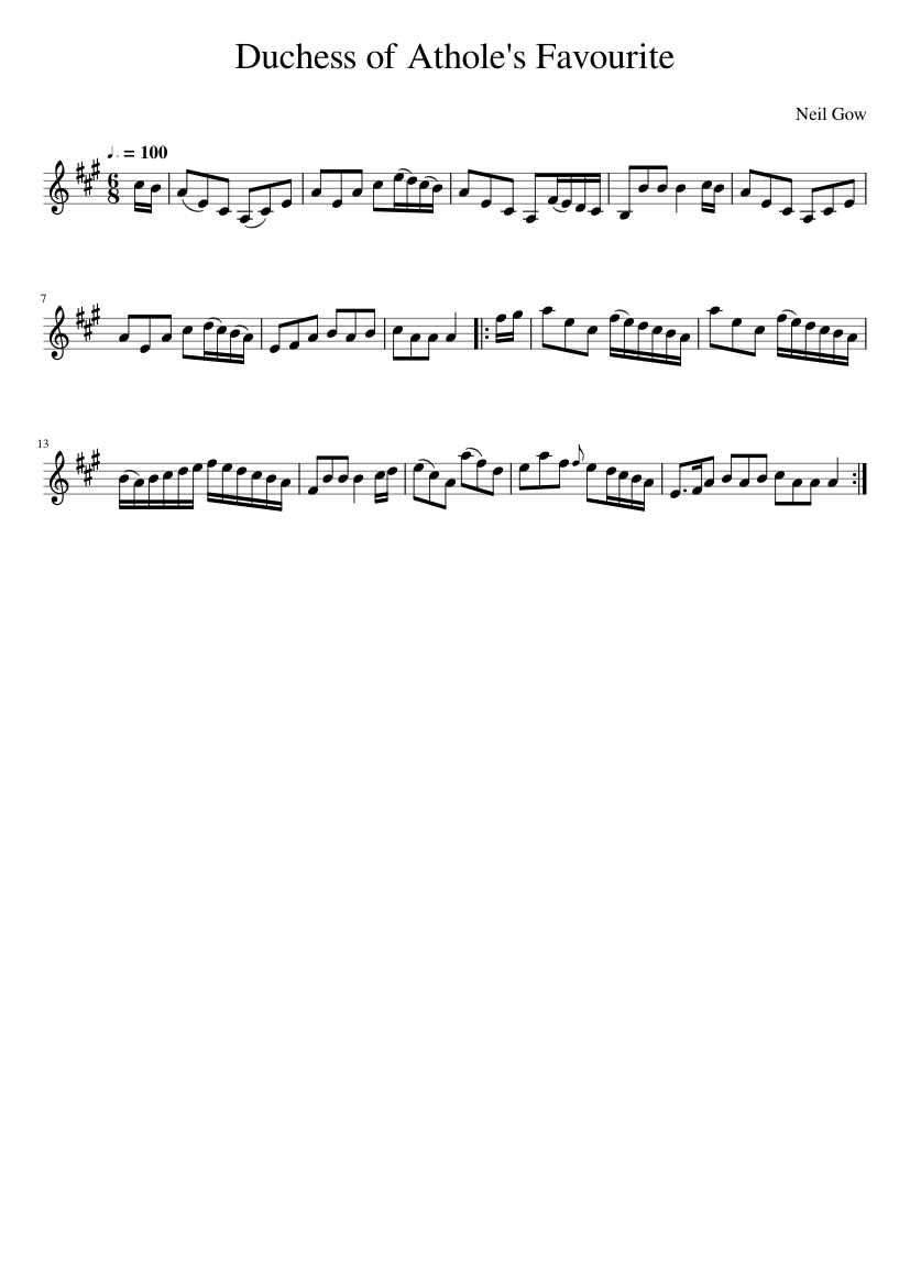 Duchess of Athole's Favourite