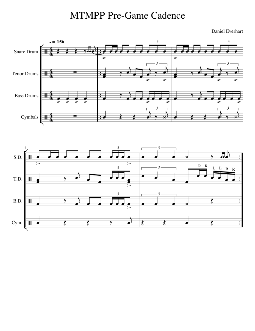MTMPP Pre Game Cadence