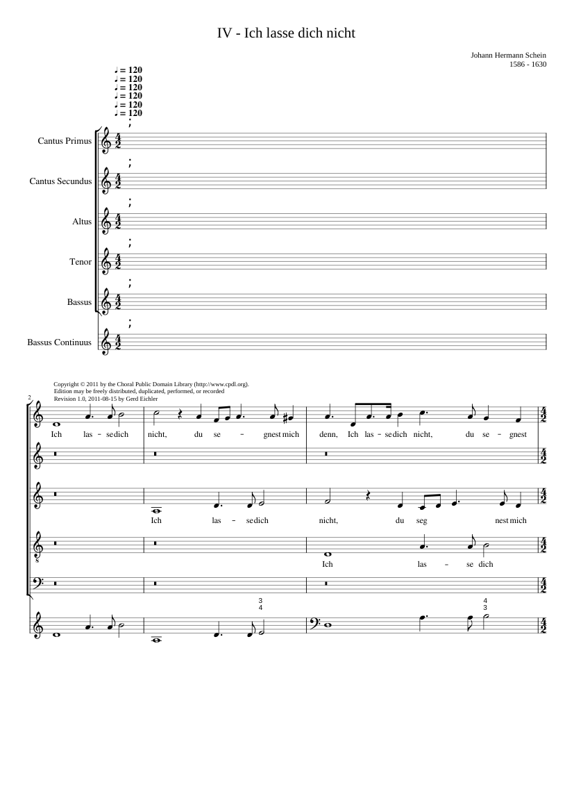 Ich lasse dich nicht