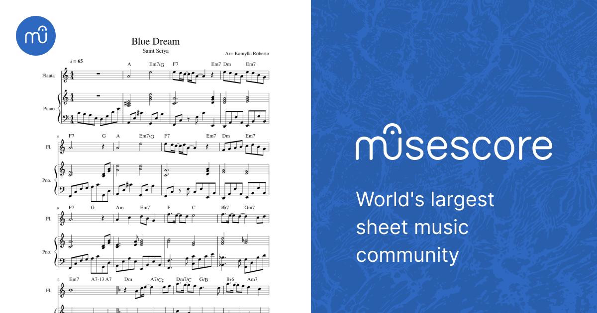 Blue Dream Sheet music for Piano, Flute (Solo) | Musescore.com