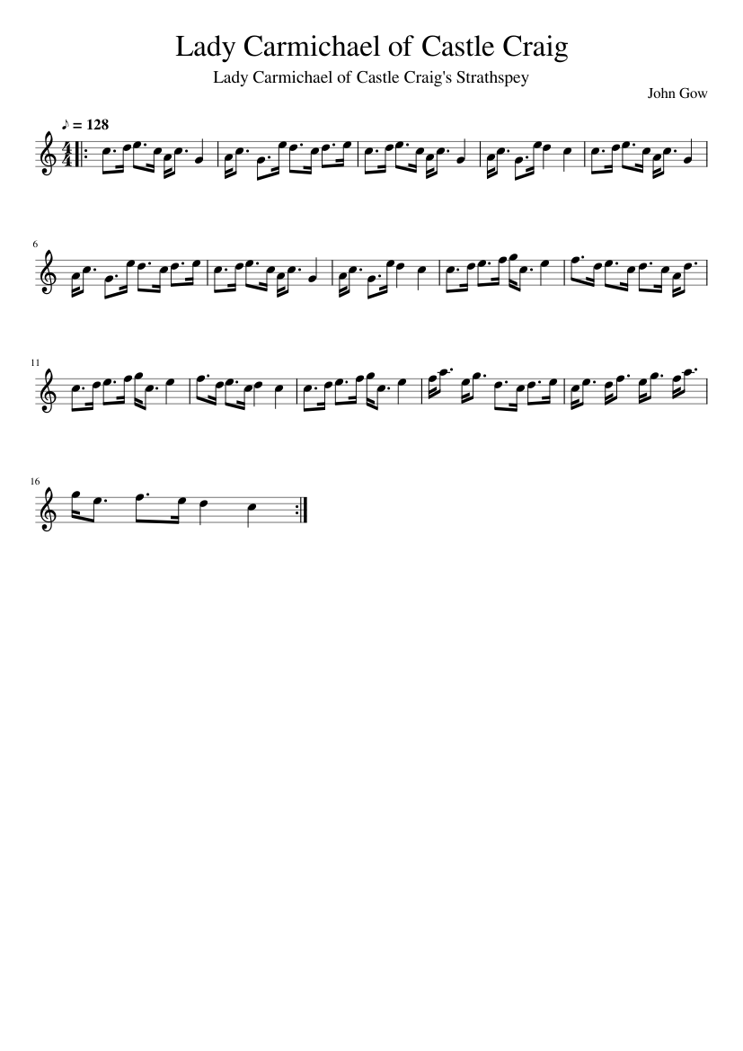 Lady Carmichael of Castle Craig