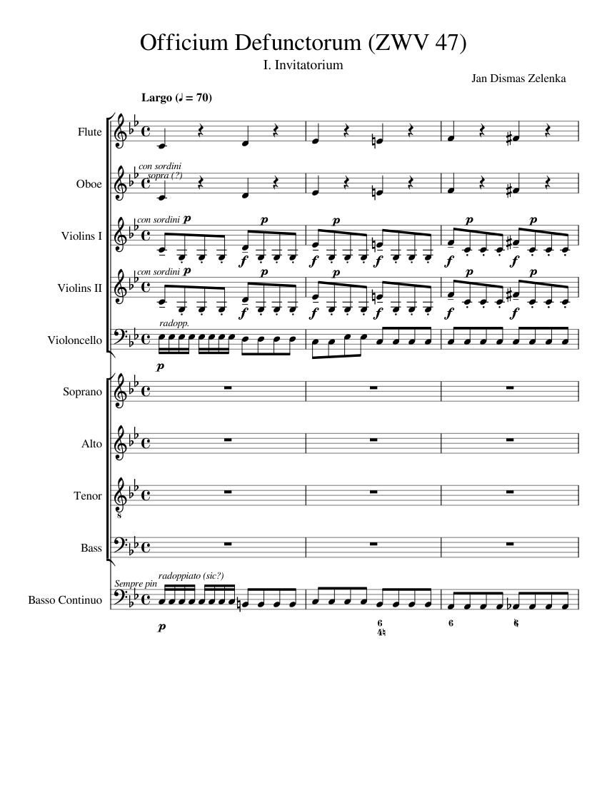 Officium defunctorum ZWV 47