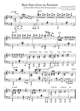 Always – Daniel Caesar Sheet music for Piano (Solo) Easy