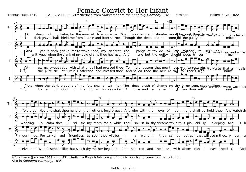 Female Convict - Robert Boyd