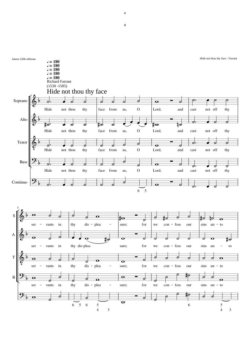 Hide not thou thy face