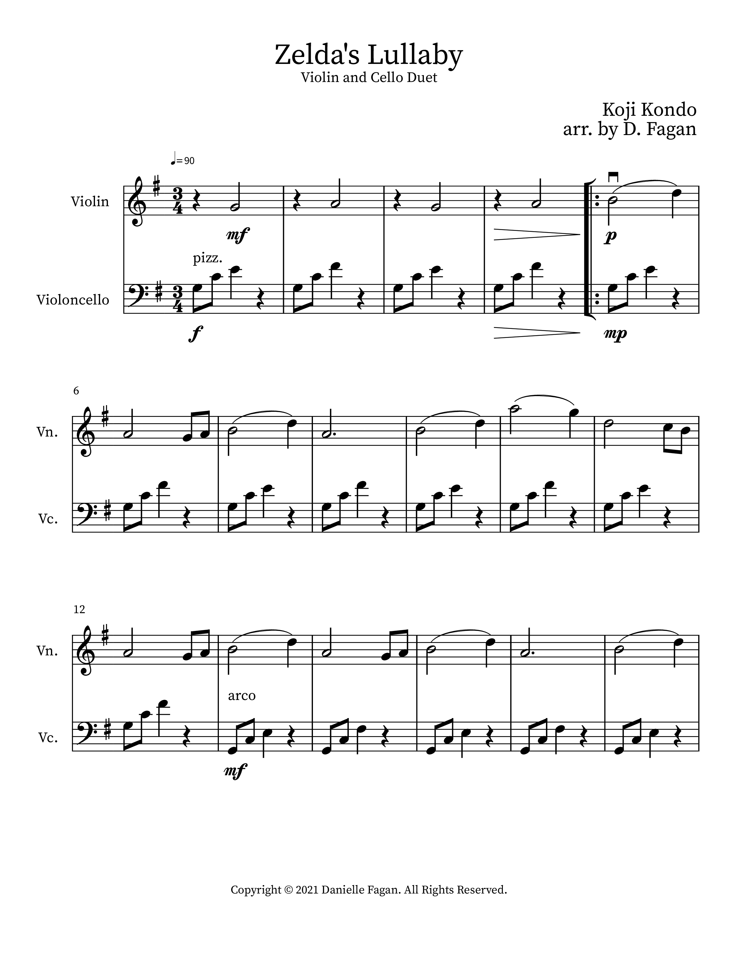 Play Official version of Zelda's Lullaby Sheet Music by Koji Kondo (近藤 ...
