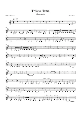 This is Home - Cavetown [Shortened Version] - Roblox Piano Sheet Music 