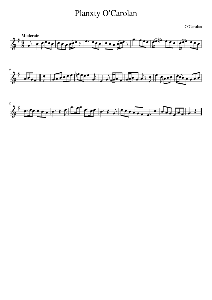 Planxty O'Carolan