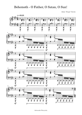 Free Behemoth sheet music | Download PDF or print on Musescore.com
