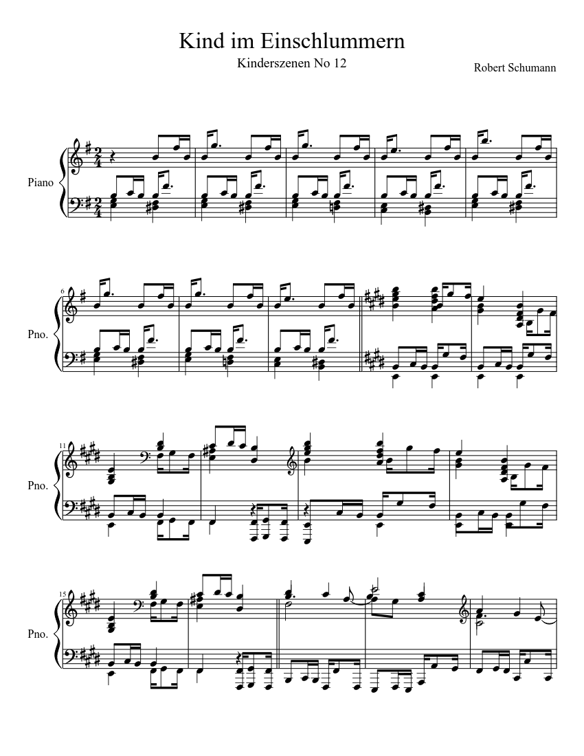 Kinderszenen Op.15