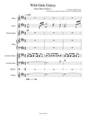 Super Mario Galaxy / Super Mario Galaxy 2 sheet music | Play, print, and  download in PDF or MIDI sheet music on Musescore.com