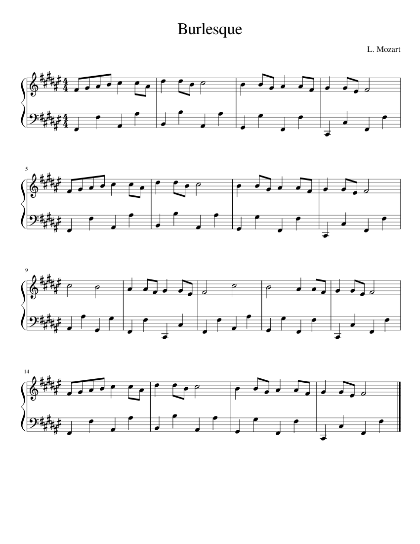 Burlesque - F Major