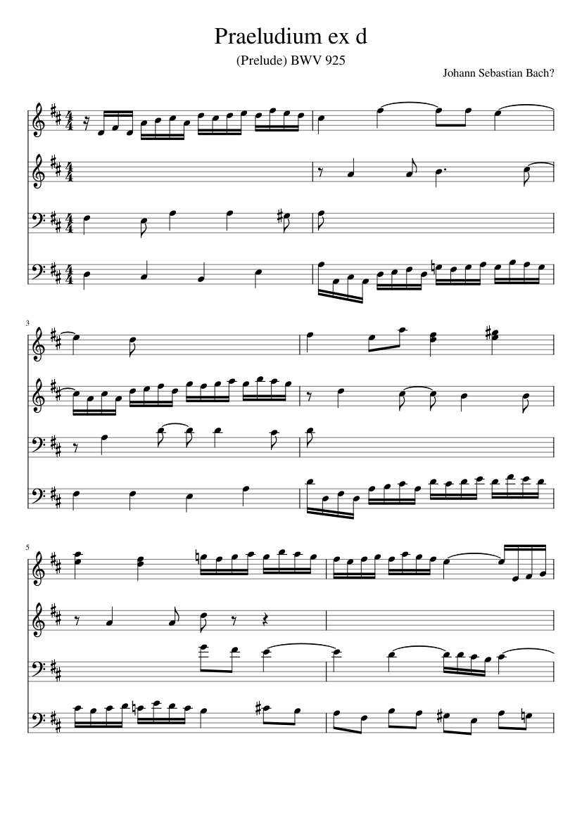 Praeludium ex d