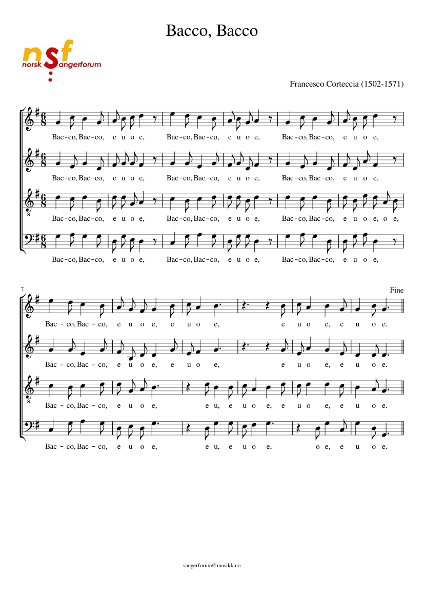 Musiche fatte nella nozze