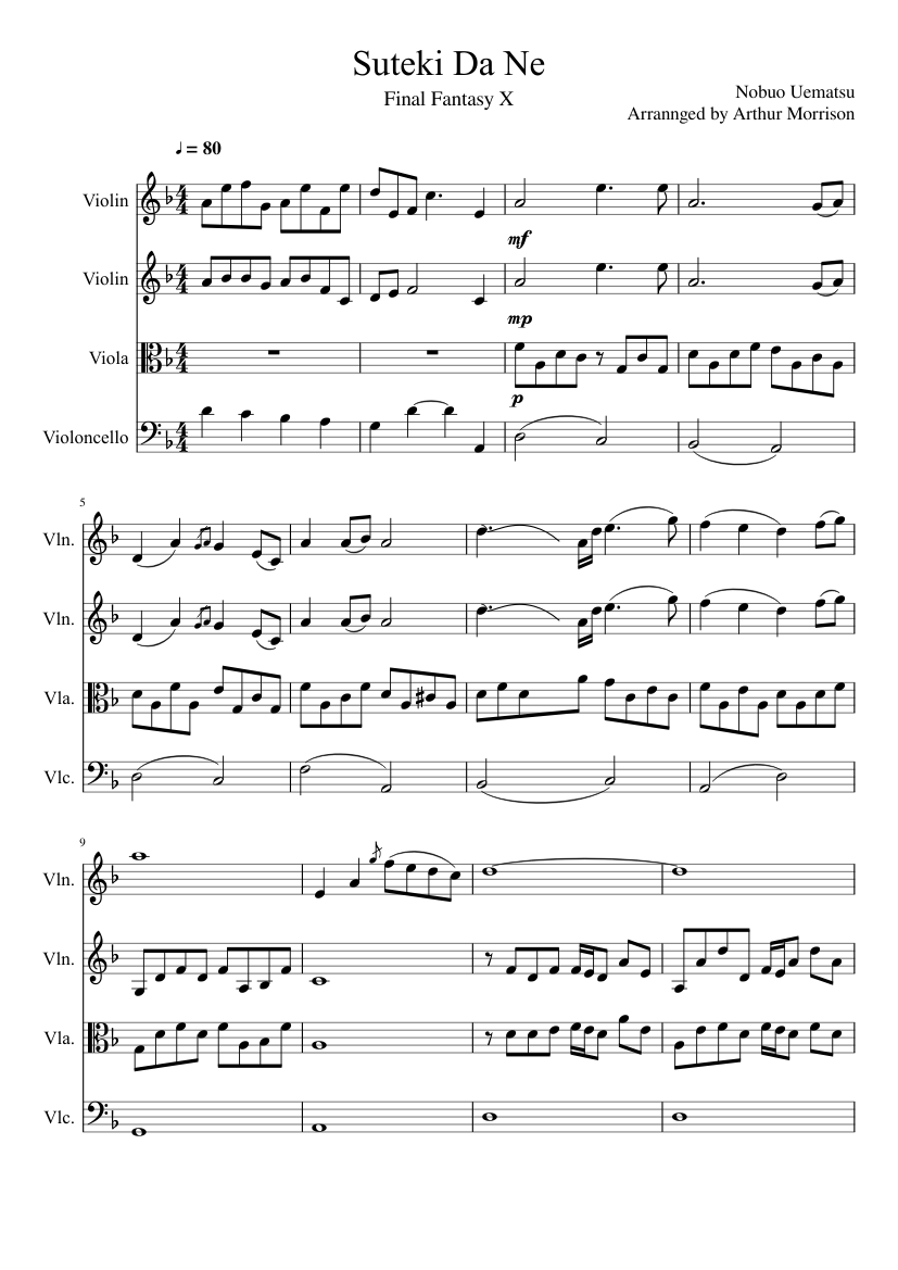 Final Fantasy X - Suteki Da Ne (Isn't it Beautiful)