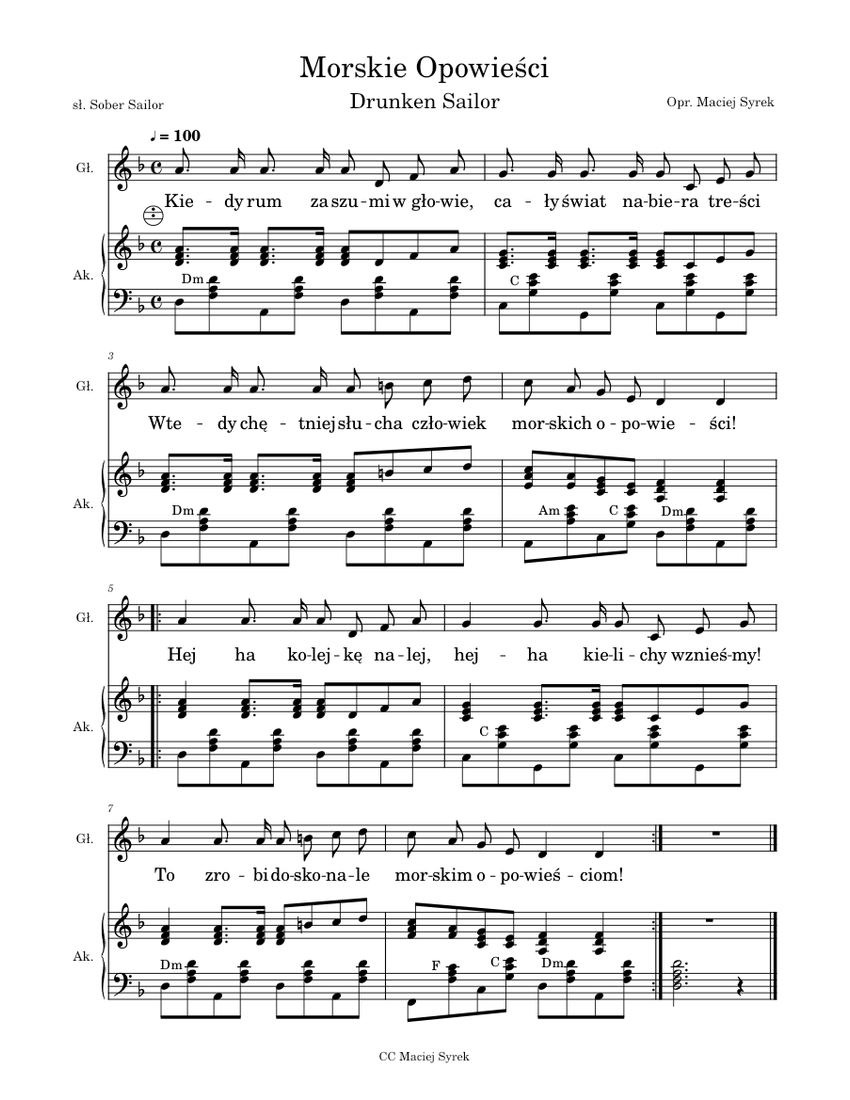Schottische Du Stockfish Sheet music for Piano (Solo) Easy