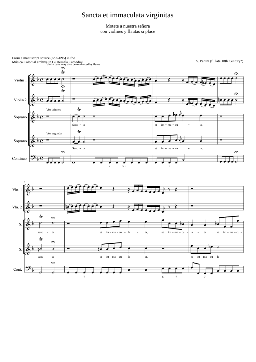 Sancta et immaculata virginitas