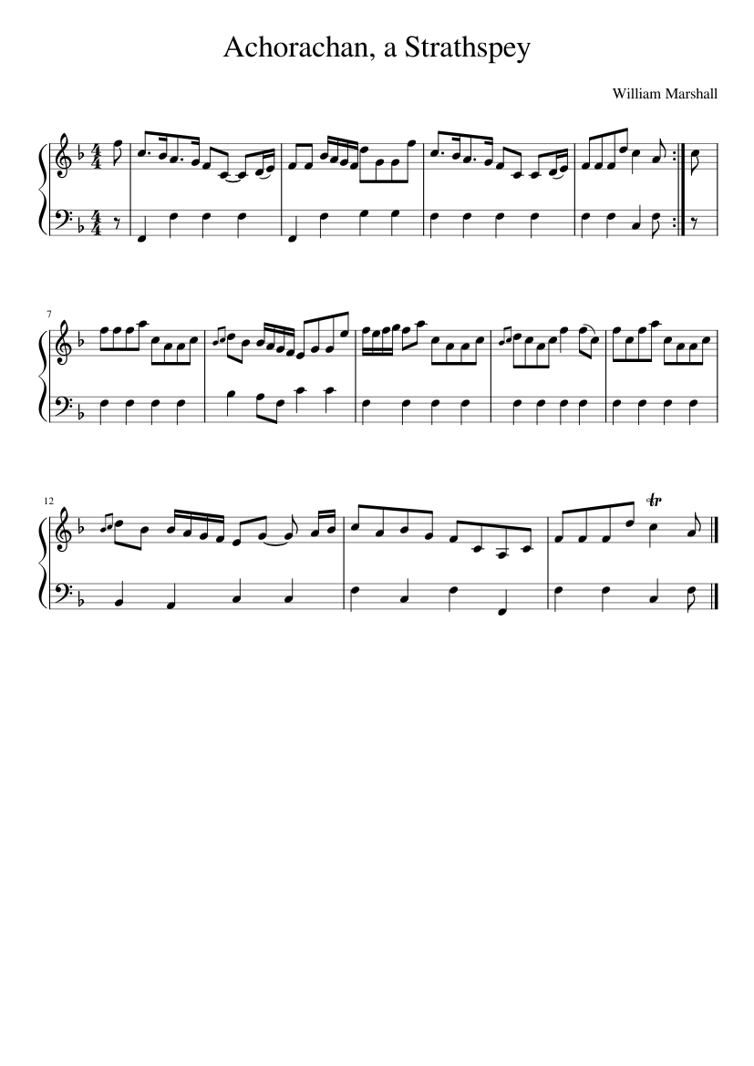 Achorachan a Strathspey