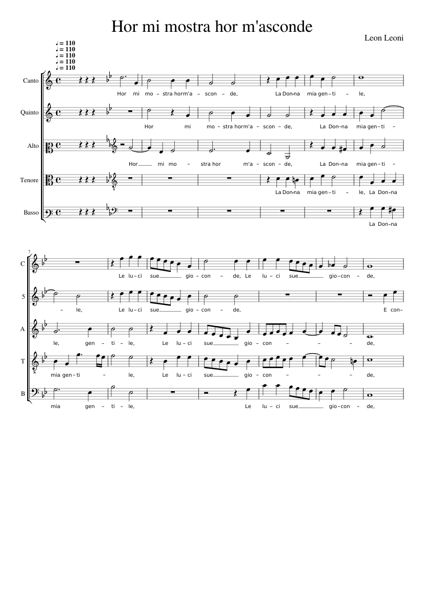 Hor mi mostra hor m'asconde