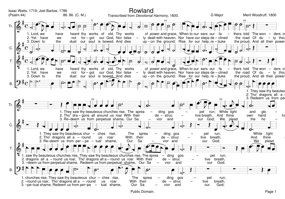 Rowland - Merit Woodruff