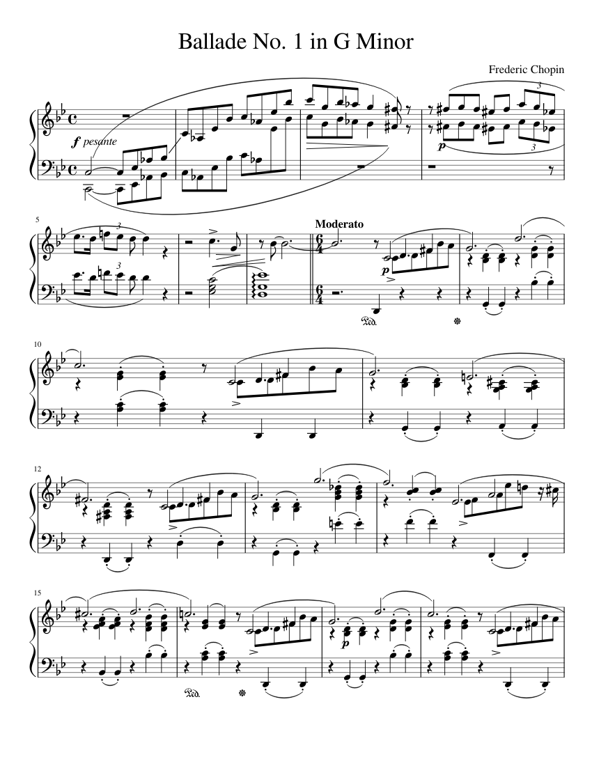 Ballade No.1 Op.23